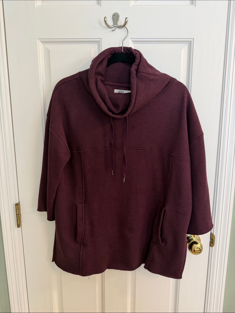 UGG Women's Cowl Neck Pullover Sweater - Wine